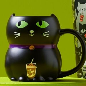 🐈‍⬛️ Tim Hortons ✨️NWT✨️ Black Cat Halloween Mug - HARD TO FIND
